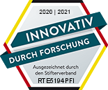 Siegel: Innovativ durch Forschung 2020–2021