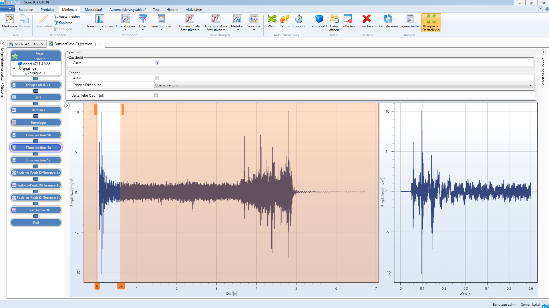 SonicTC signal analysis