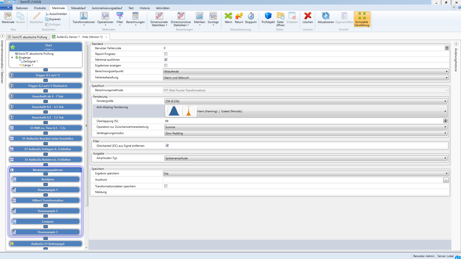 SonicTC signal analysis workflow