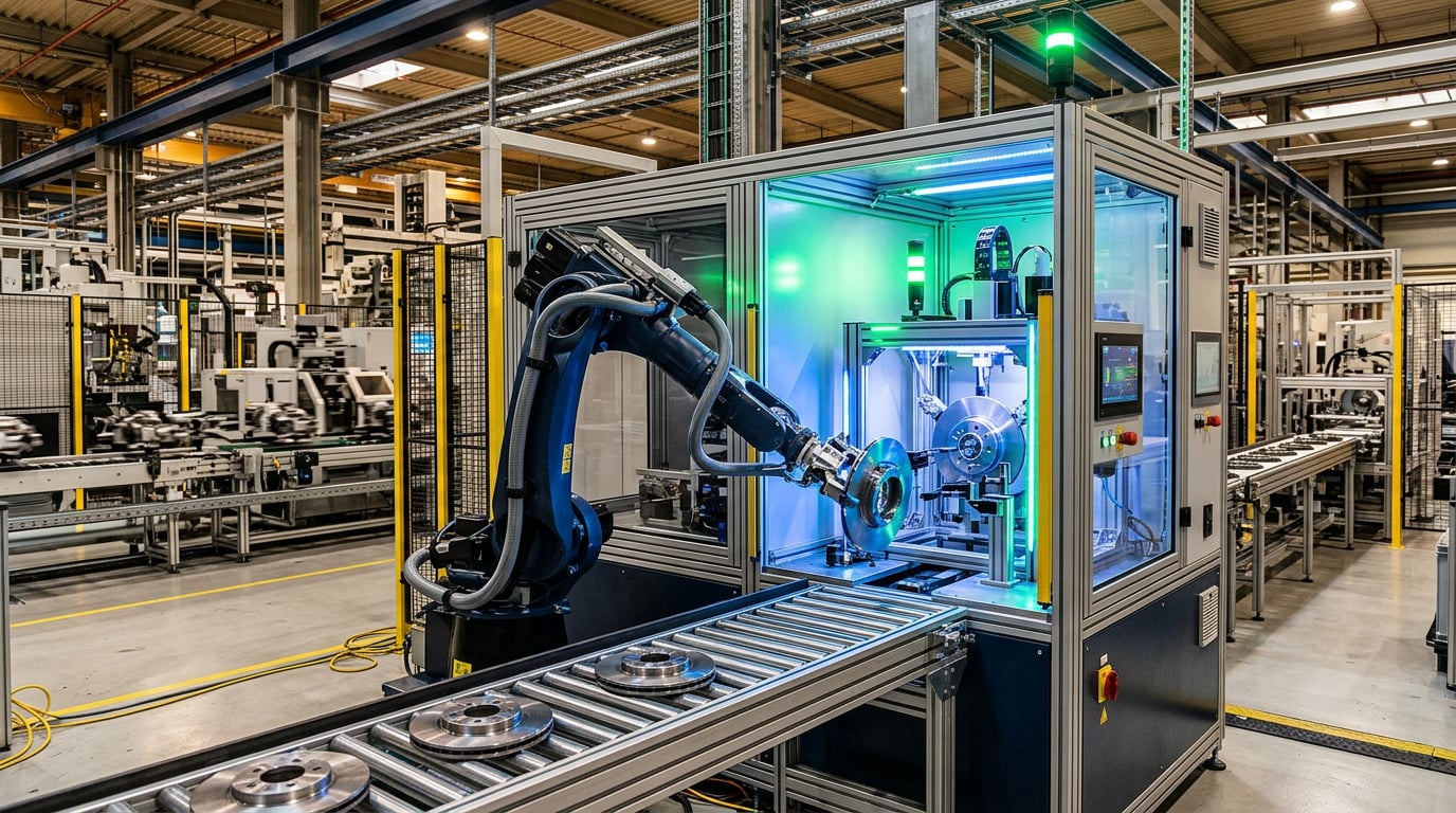 Automated inline test system in manufacturing