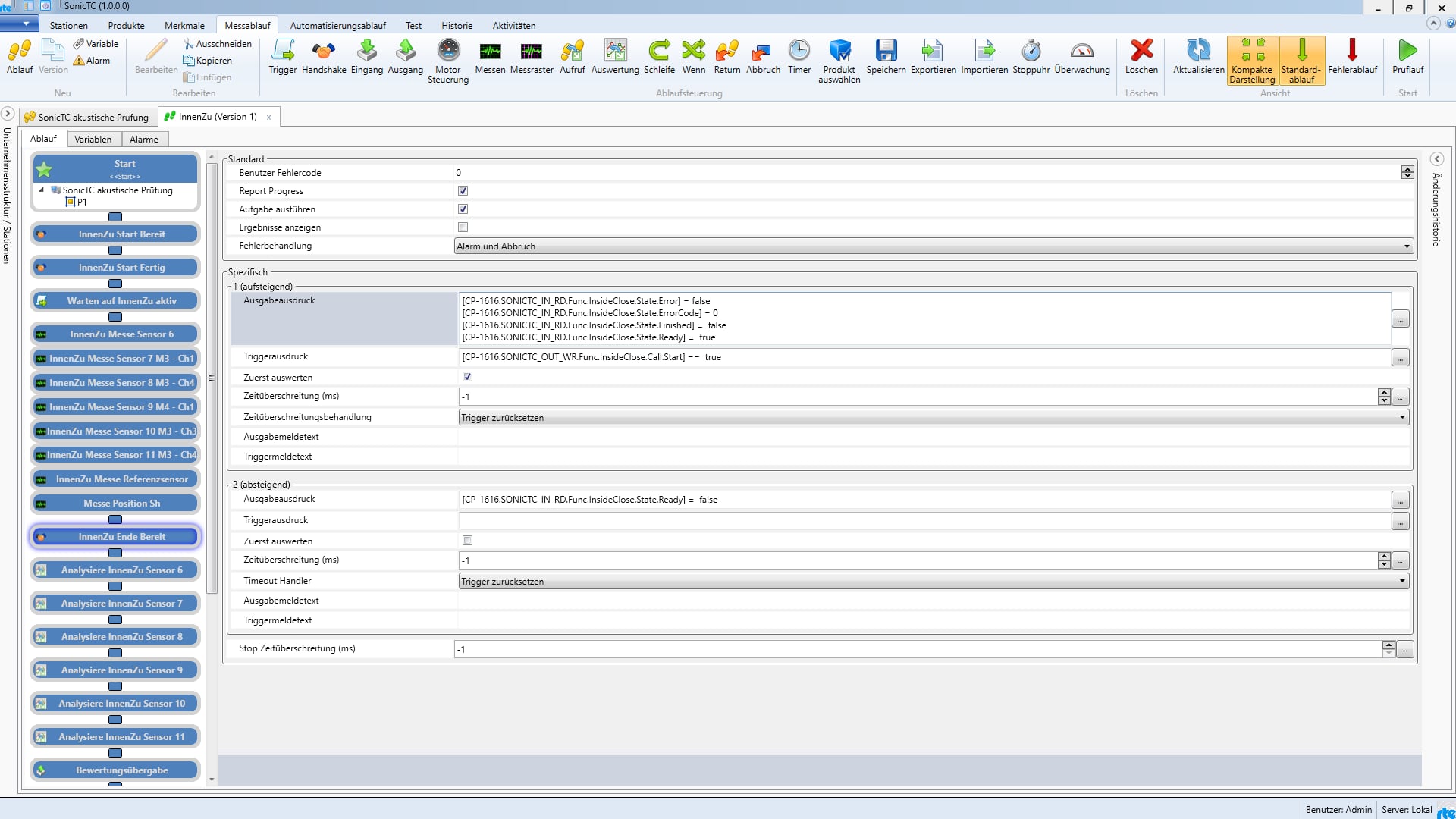SonicTC.Platform · Software analysis · Pfinztal Lab